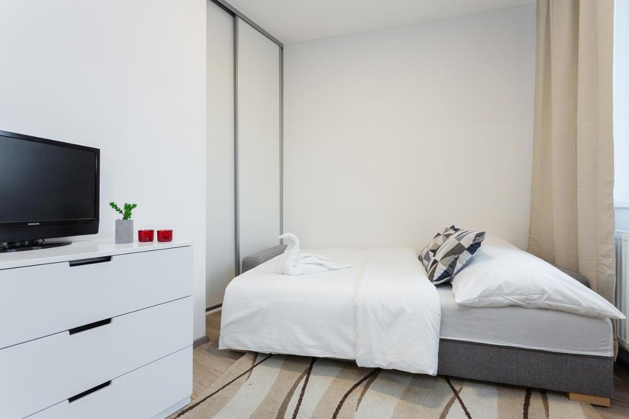 Harfa Apartments Praha Bagian luar foto