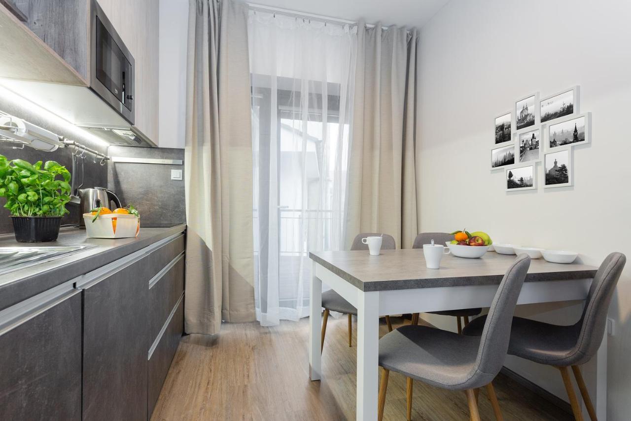 Harfa Apartments Praha Bagian luar foto